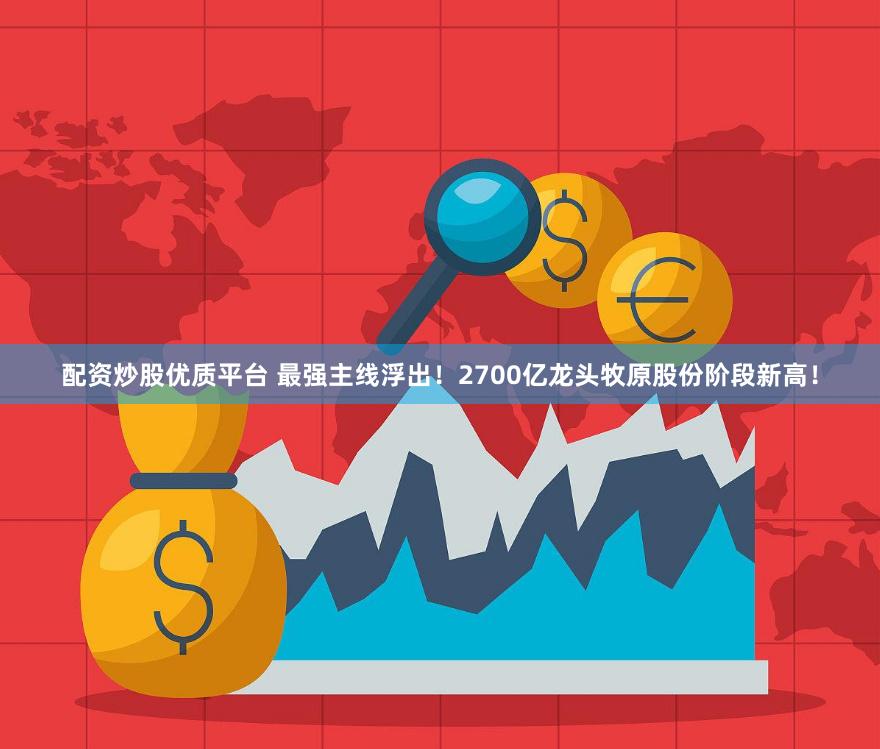 配资炒股优质平台 最强主线浮出！2700亿龙头牧原股份阶段新高！